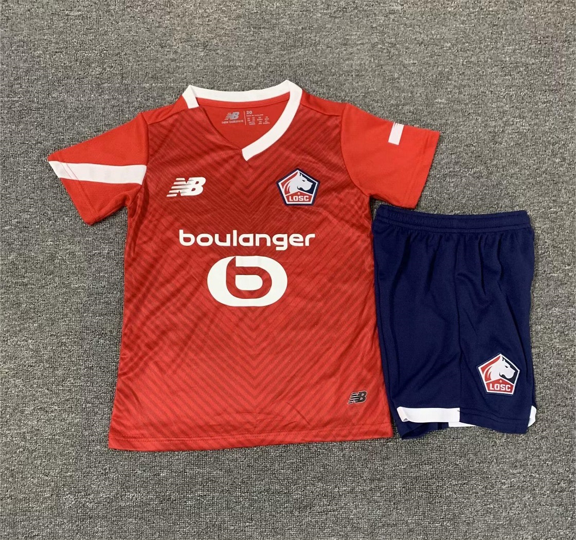 Kids-Lille 23/24 Home Soccer Jersey